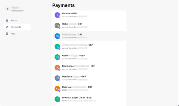 Revolut Web Payments Screenshot